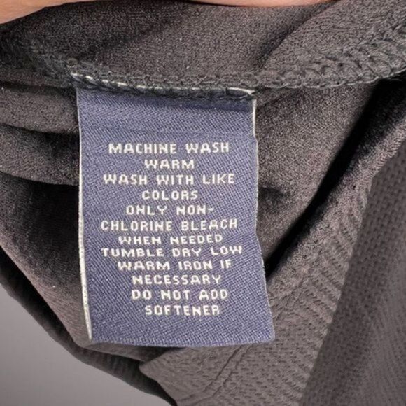 Hart Schaffner Marx Tech Long Sleeve Performance Textured Quarter Zip Pullover B - Picture 6 of 6